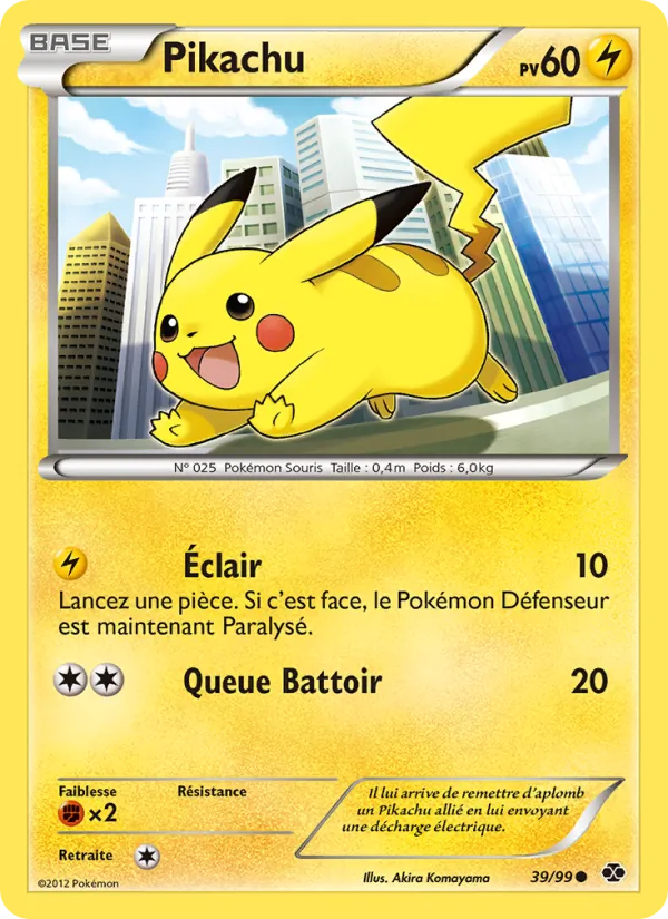 Pikachu Destinées Futures 39/99