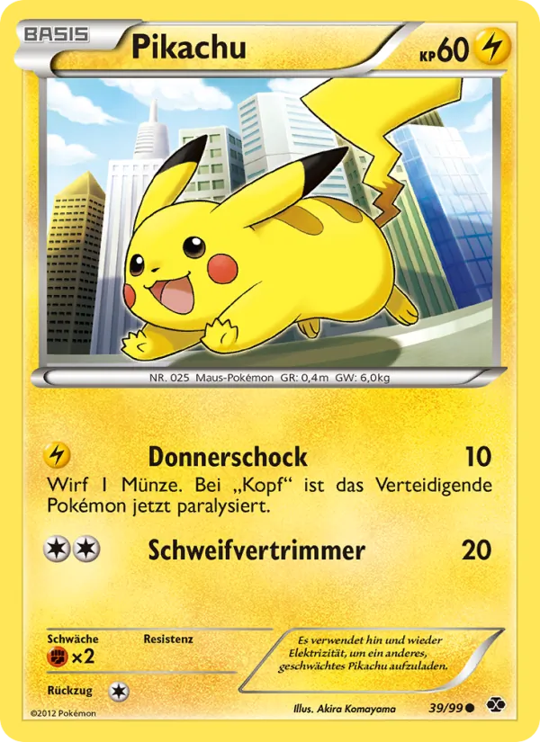 Pikachu Kommende Schicksale 39/99