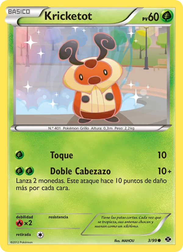 Kricketot Próximos Destinos 3/99