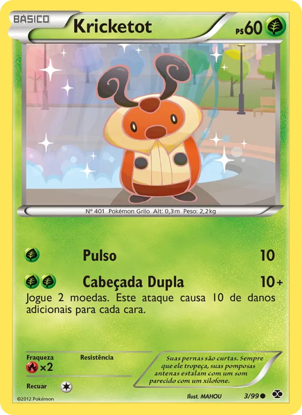 Kricketot Próximos Destinos 3/99