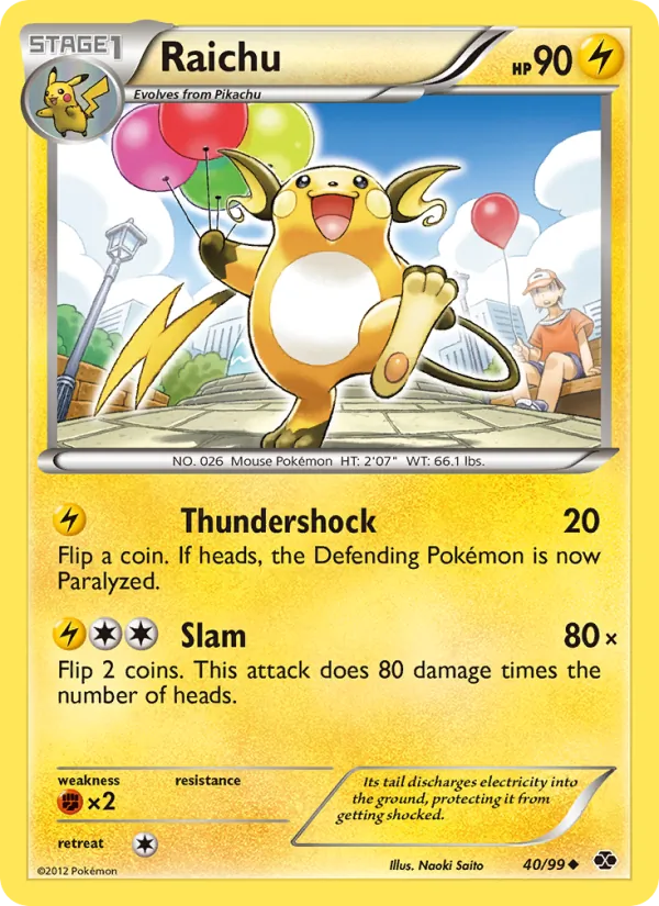 Raichu Next Destinies 40/99