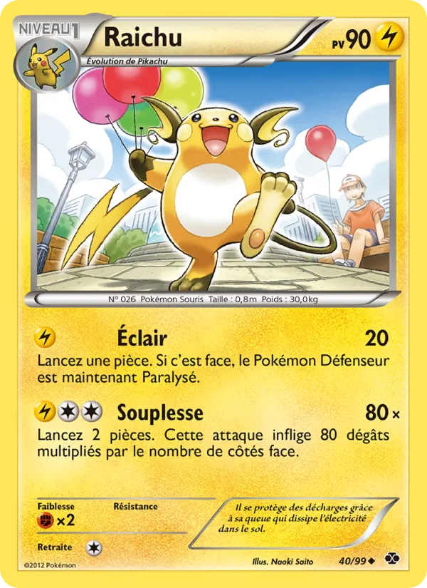 Raichu Destinées Futures 40/99