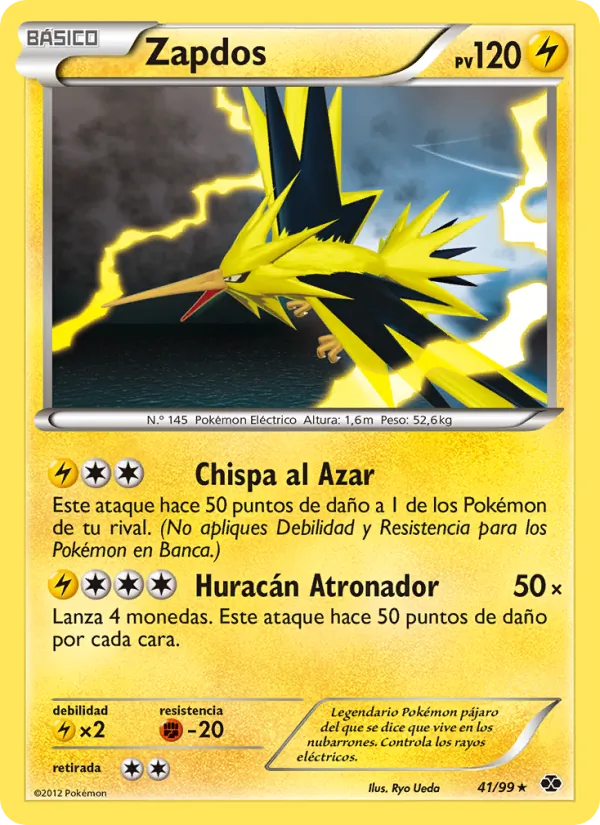 Zapdos Próximos Destinos 41/99