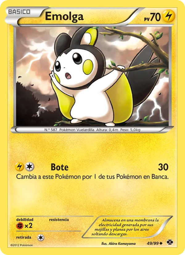 Emolga Próximos Destinos 49/99
