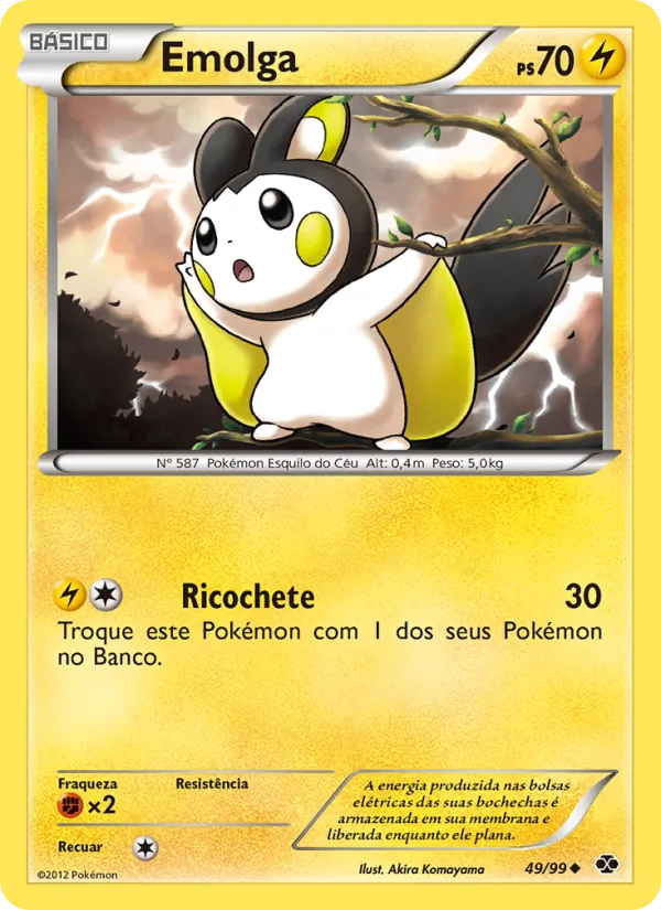 Emolga Próximos Destinos 49/99