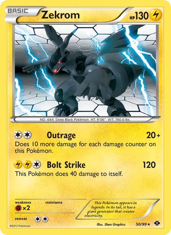 Zekrom Next Destinies 50/99