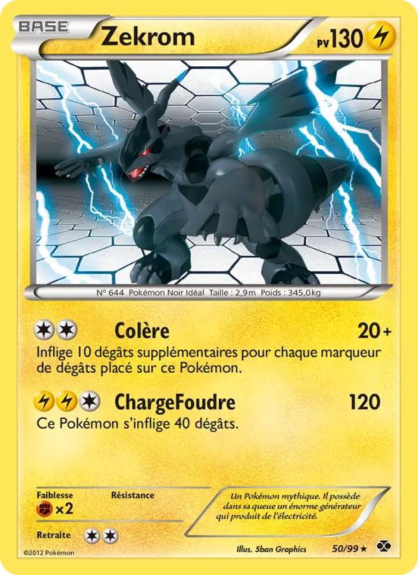 Zekrom Destinées Futures 50/99