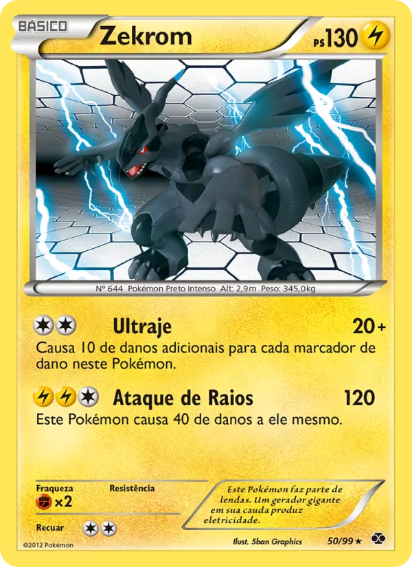 Zekrom Próximos Destinos 50/99