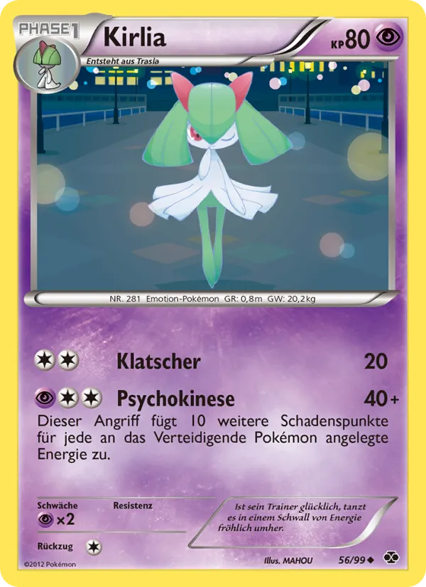 Kirlia Kommende Schicksale 56/99