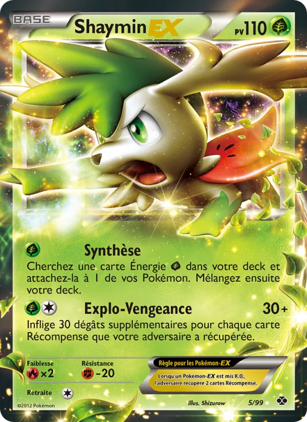 Shaymin-EX Destinées Futures 5/99
