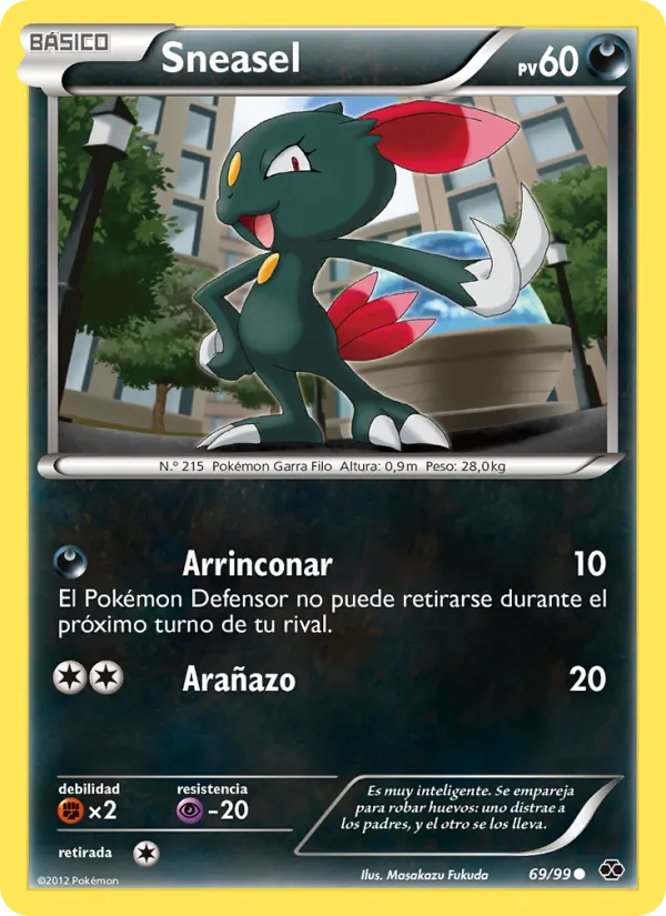 Sneasel Próximos Destinos 69/99