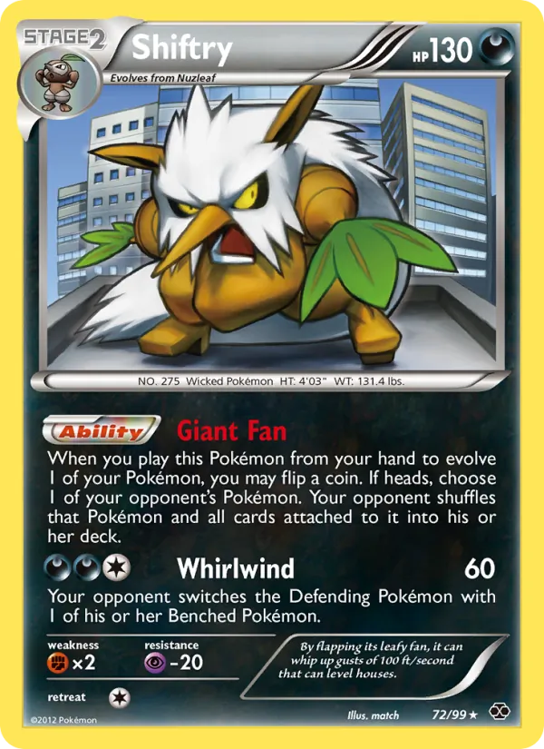 Shiftry Next Destinies 72/99