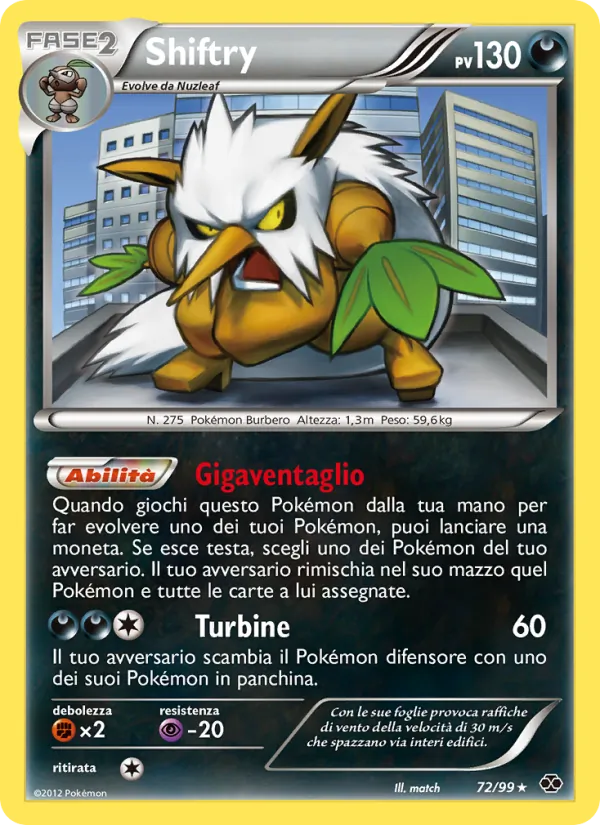 Shiftry Destini Futuri 72/99