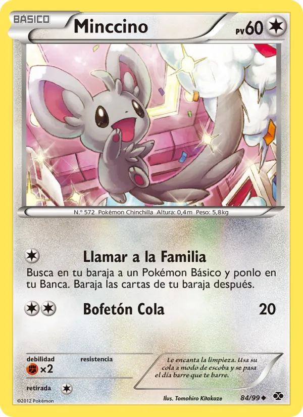 Minccino Próximos Destinos 84/99