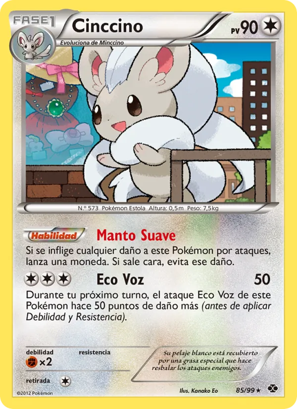 Cinccino Próximos Destinos 85/99