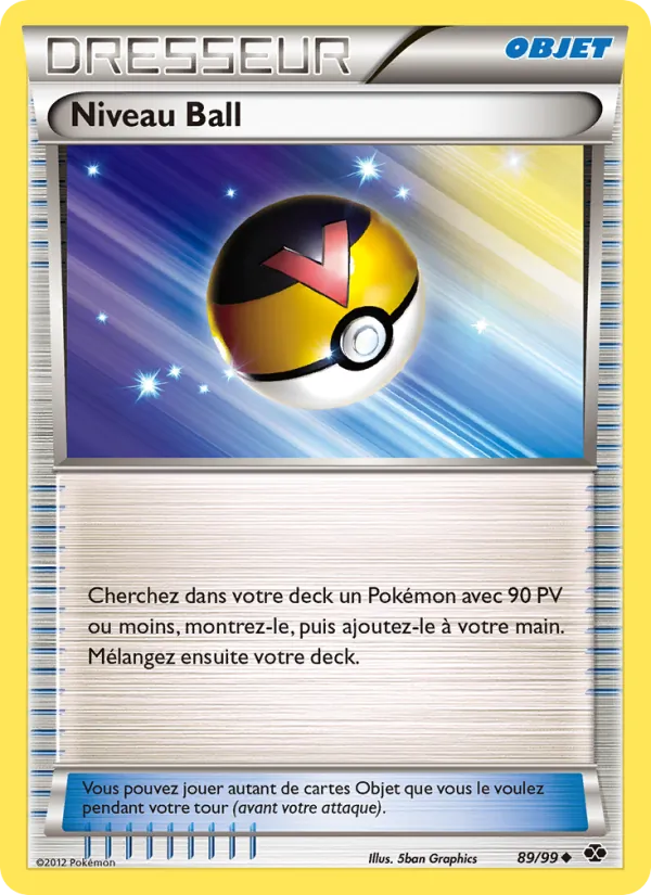 Niveau Ball Destinées Futures 89/99