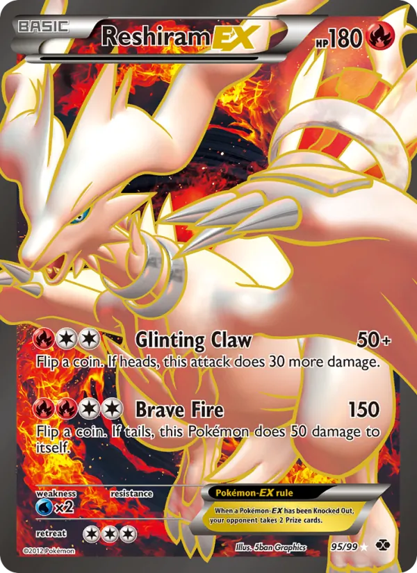 Reshiram-EX Next Destinies 95/99
