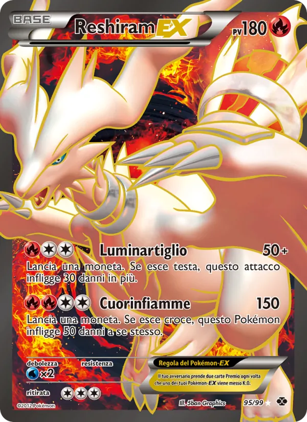 Reshiram-EX Destini Futuri 95/99