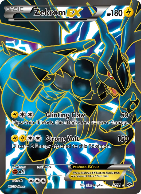 Zekrom-EX Next Destinies 97/99