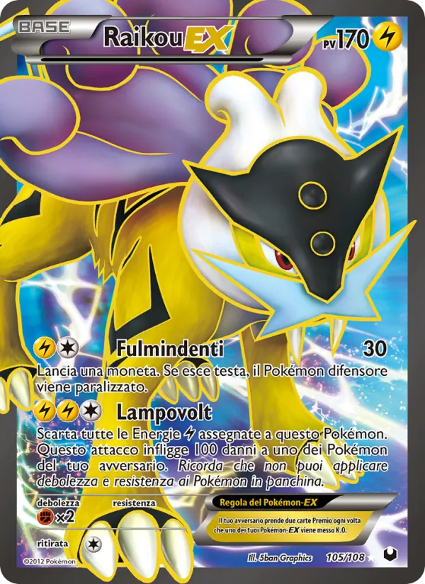 Raikou-EX Esploratori delle Tenebre 105/108