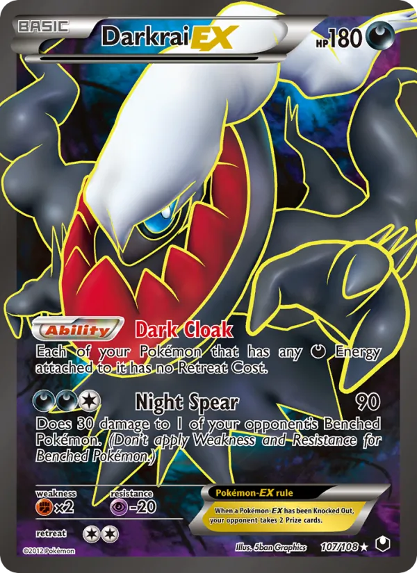 Darkrai-EX Dark Explorers 107/108