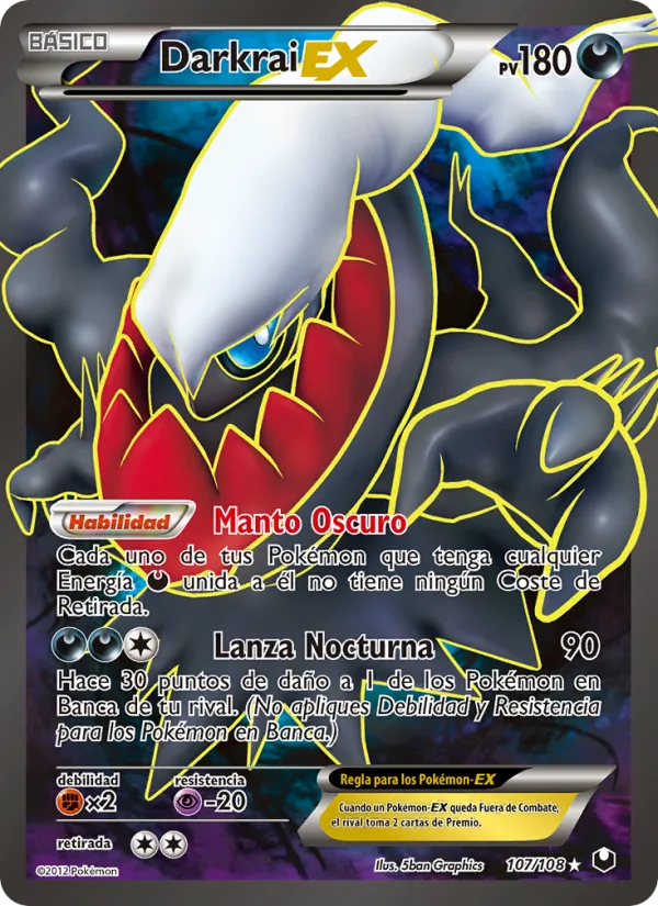 Darkrai-EX Oscuros Exploradores 107/108