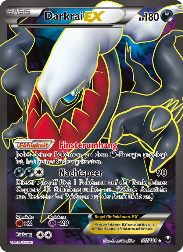 Darkrai-EX Erforscher der Finsternis 107/108