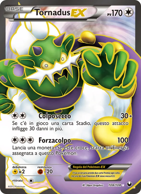 Tornadus-EX Esploratori delle Tenebre 108/108