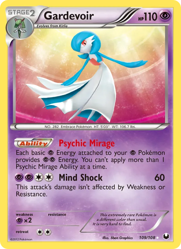 Gardevoir Dark Explorers 109/108
