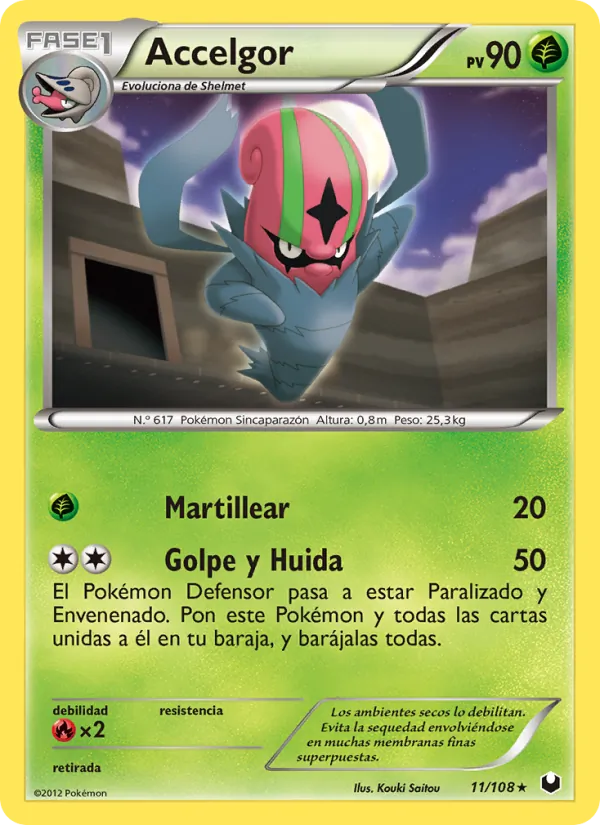 Accelgor Oscuros Exploradores 11/108