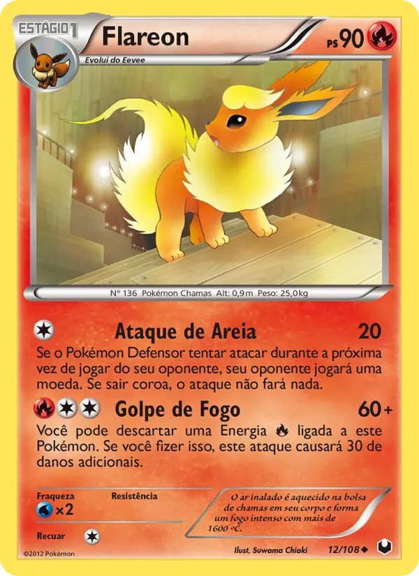 Flareon Exploradores da Escuridão 12/108