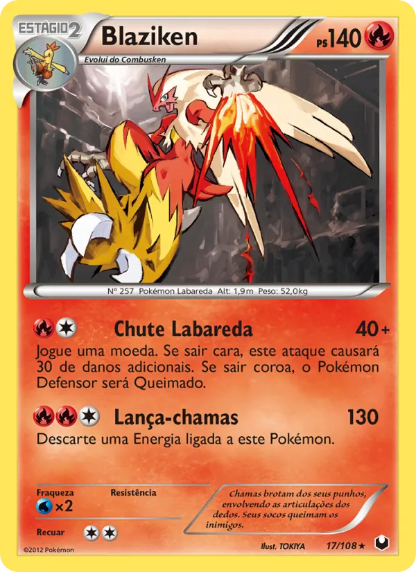 Blaziken Exploradores da Escuridão 17/108