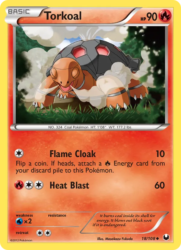 Torkoal Dark Explorers 18/108