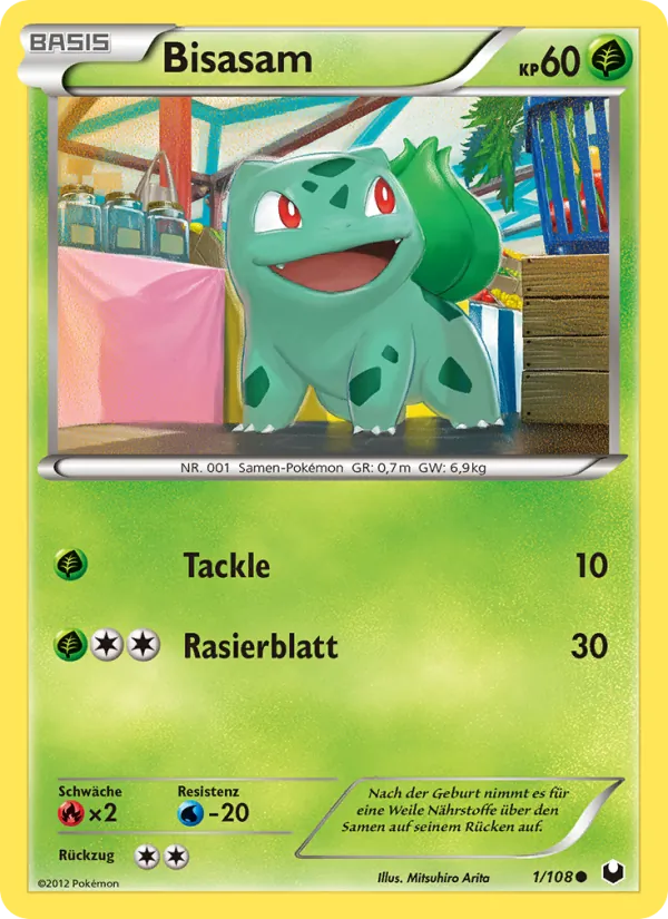 Bisasam Erforscher der Finsternis 1/108