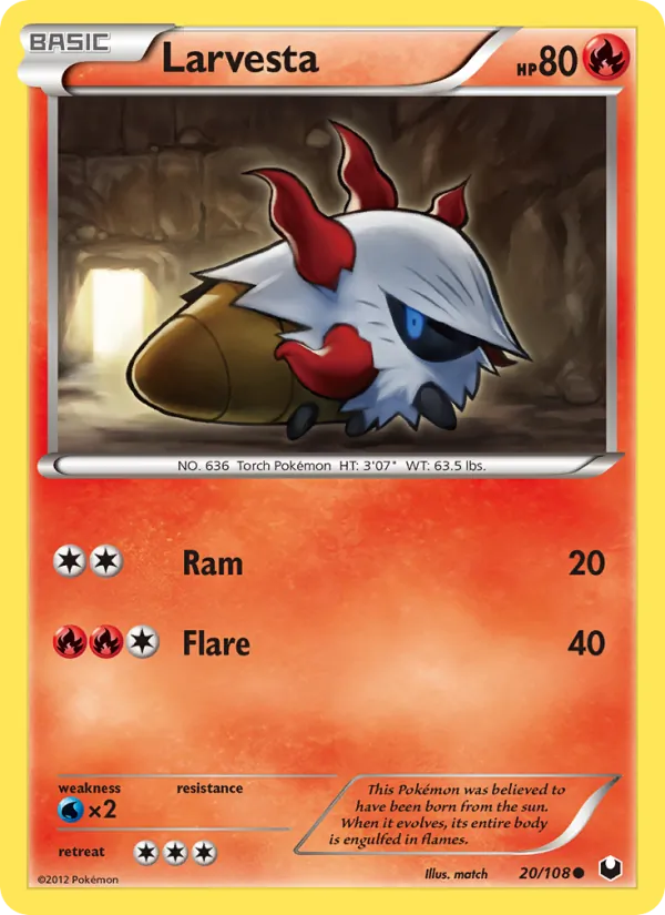 Larvesta Dark Explorers 20/108