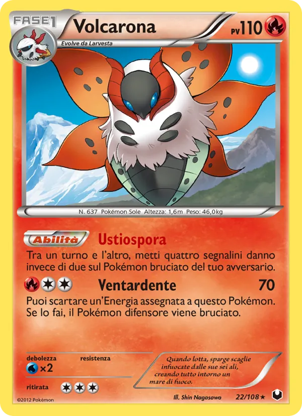 Volcarona Esploratori delle Tenebre 22/108