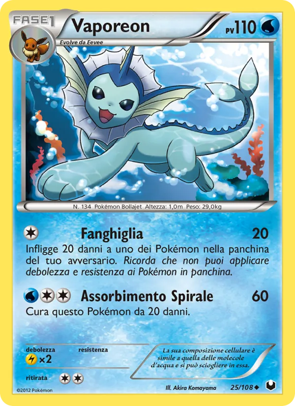 Vaporeon Esploratori delle Tenebre 25/108