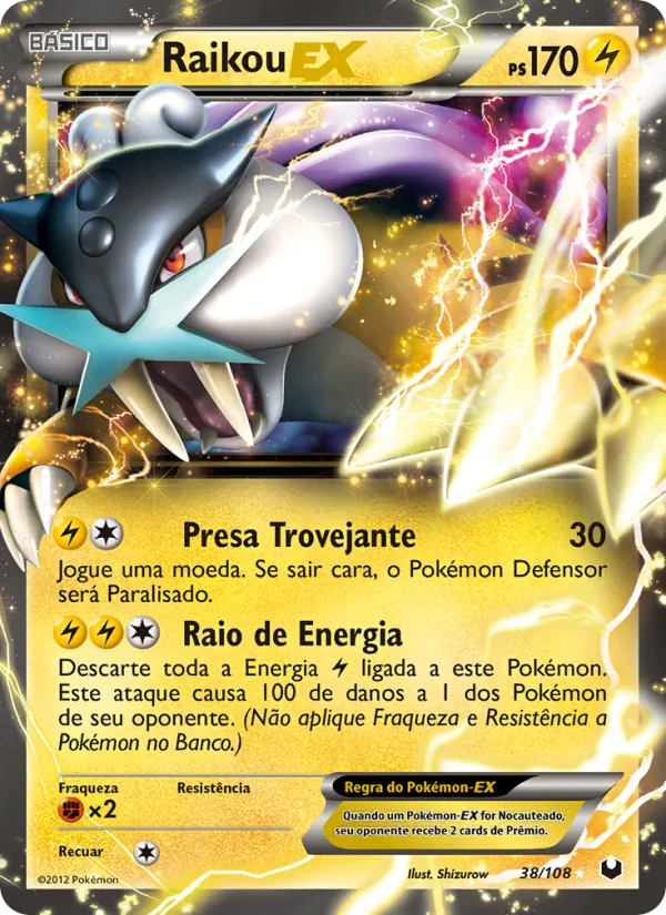 Raikou-EX Exploradores da Escuridão 38/108