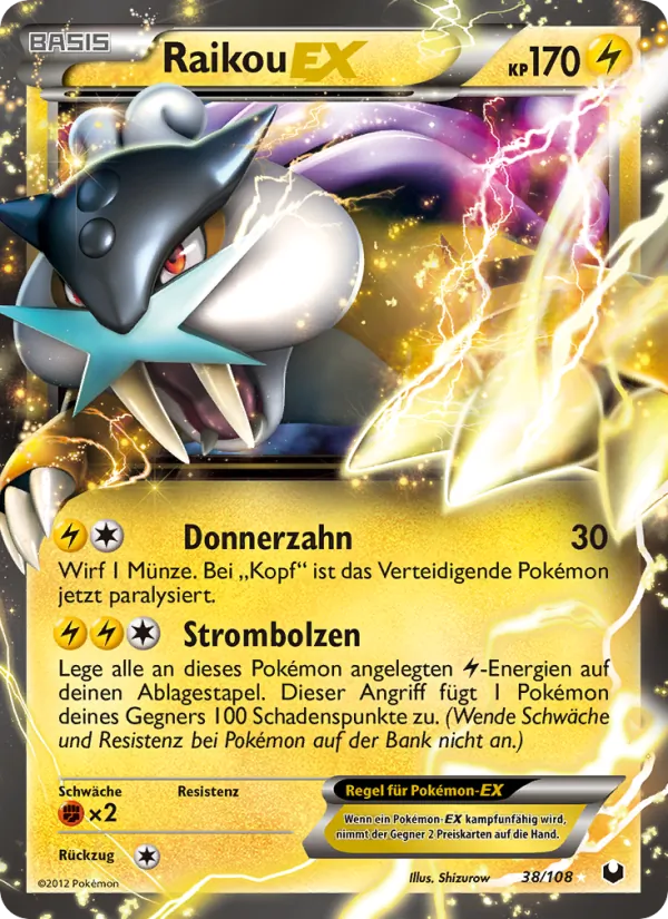 Raikou-EX Erforscher der Finsternis 38/108
