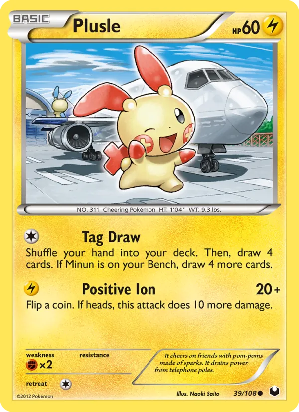 Plusle Dark Explorers 39/108