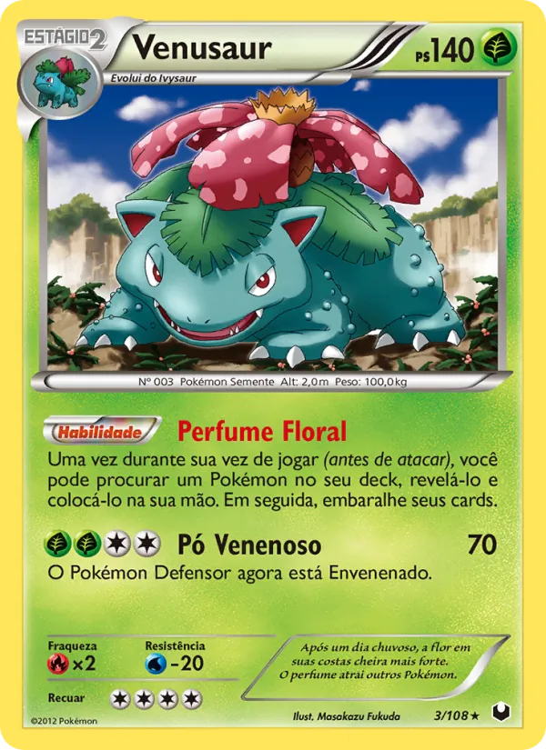 Venusaur Exploradores da Escuridão 3/108