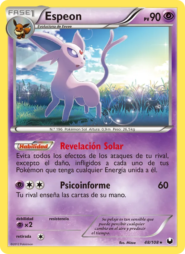 Espeon Oscuros Exploradores 48/108