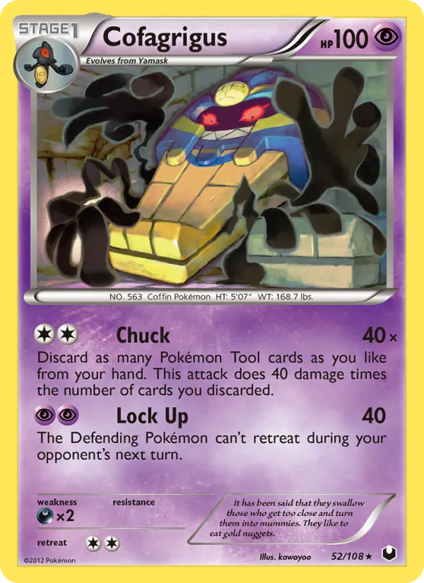 Cofagrigus Dark Explorers 52/108