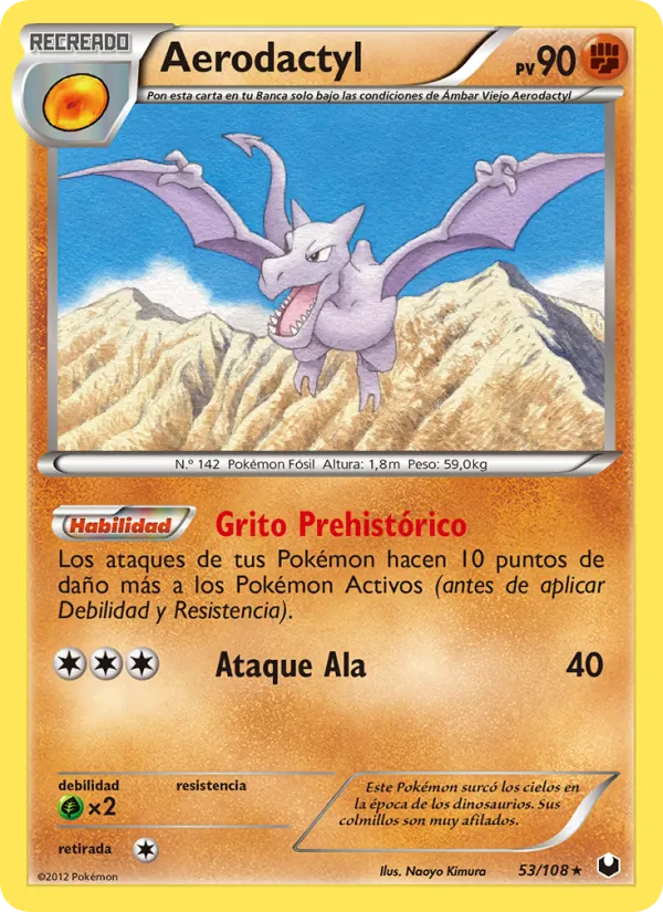 Aerodactyl Oscuros Exploradores 53/108