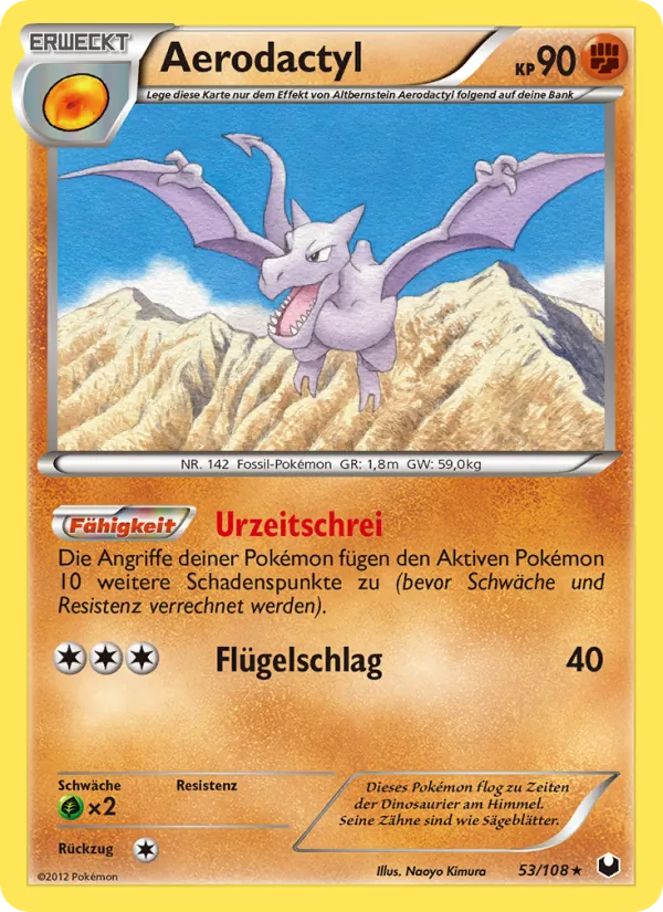Aerodactyl Erforscher der Finsternis 53/108