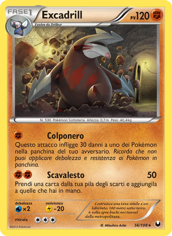 Excadrill Esploratori delle Tenebre 56/108