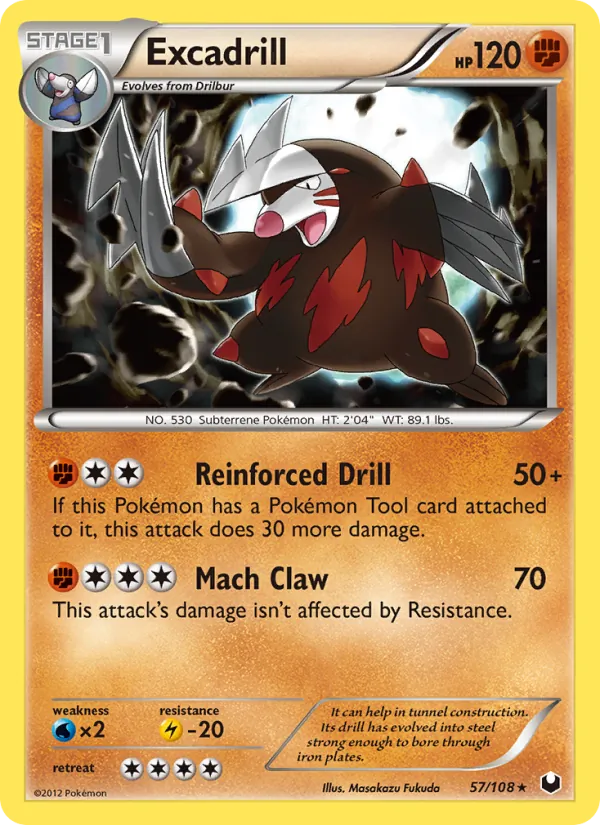 Excadrill Dark Explorers 57/108