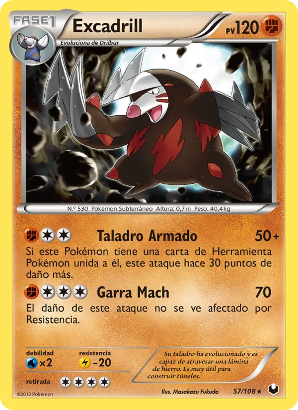 Excadrill Oscuros Exploradores 57/108