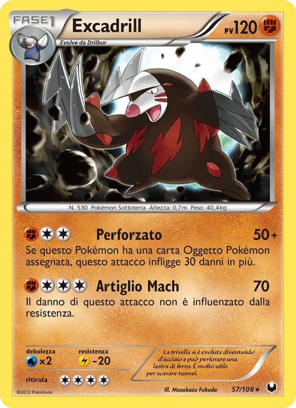 Excadrill Esploratori delle Tenebre 57/108