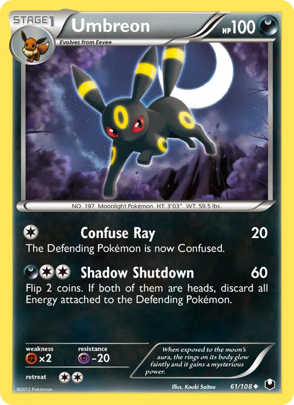 Umbreon Dark Explorers 61/108